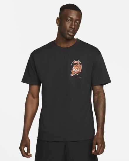 Camiseta Nike Hombre Negras | NDLBA-3975