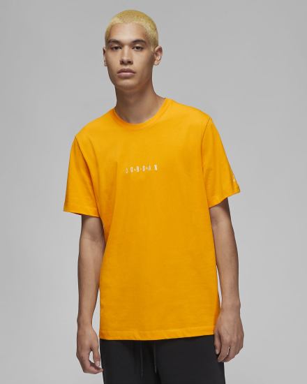 Camiseta Nike Jordan Air Hombre Amarillo | BFWYV-9078