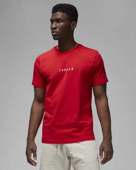 Camiseta Nike Jordan Air Hombre Rojas | VWESX-8507