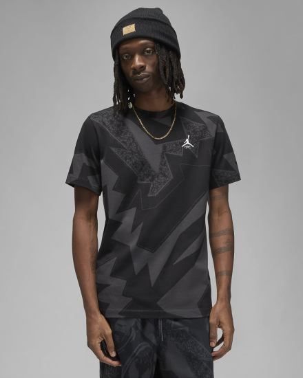 Camiseta Nike Jordan Essentials Printed Hombre Negras Gris | YEHCW-8076