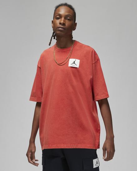 Camiseta Nike Jordan Flight Essentials Oversized Hombre Rojas | MUQRG-8123
