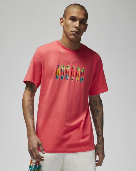 Camiseta Nike Jordan Flight MVP Hombre Rojas | FUHSI-9520