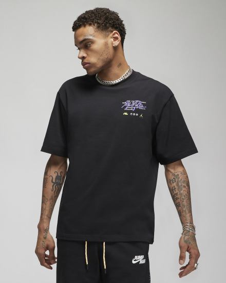 Camiseta Nike Jordan Jumpman '85 Hombre Negras | UMLGT-0638