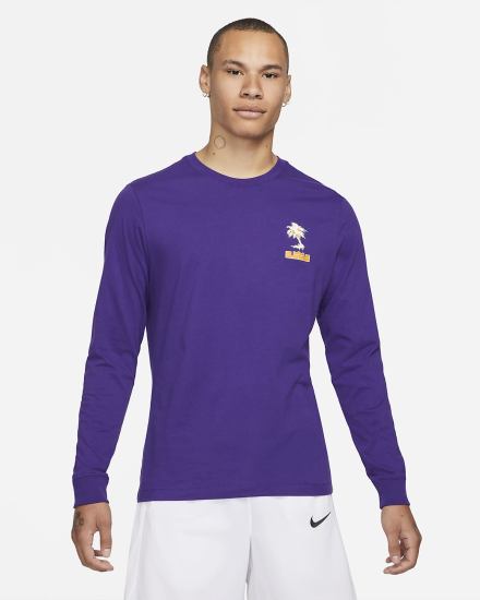 Camiseta Nike LeBron SFG Long-Sleeve Hombre Moradas | UBZOS-9741