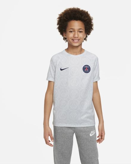 Camiseta Nike Paris Saint-Germain Kids Dri-FIT Pre-Match Soccer Top Niña Azul Marino | VKSWB-8312