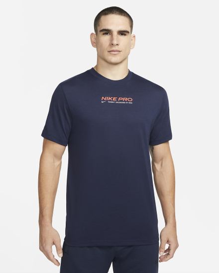 Camiseta Nike Pro Dri-FIT Training Hombre Obsidian | SDKZP-3096