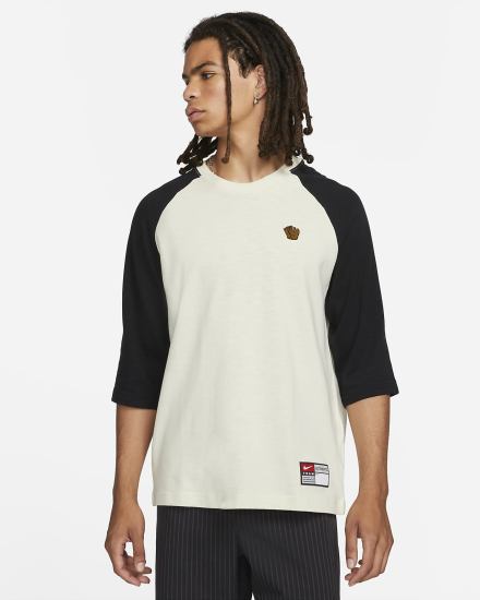 Camiseta Nike SB Raglan Skate Hombre Negras | IVQJZ-2173