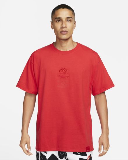 Camiseta Nike Sportswear AF1 40th Anniversary Max 90 Hombre Rojas | TABJV-0145