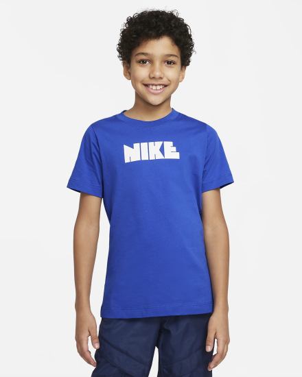 Camiseta Nike Sportswear Circa 72 Kids Niño Azul Real | BNPHU-4208