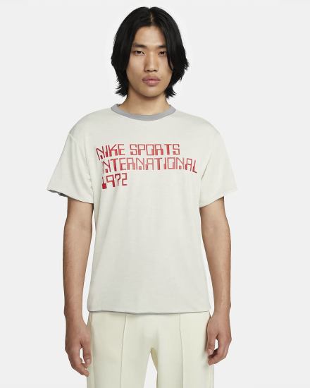 Camiseta Nike Sportswear Circa Short-Sleeve Top Hombre Gris Rojas Claro | KGYLS-0185