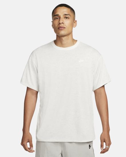 Camiseta Nike Sportswear Circa Short-Sleeve Top Hombre Beige Azul Marino | OESFD-6705