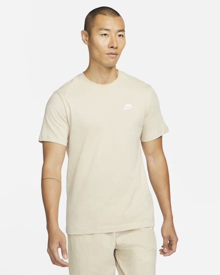 Camiseta Nike Sportswear Club Hombre Blancas | EVFSD-1658