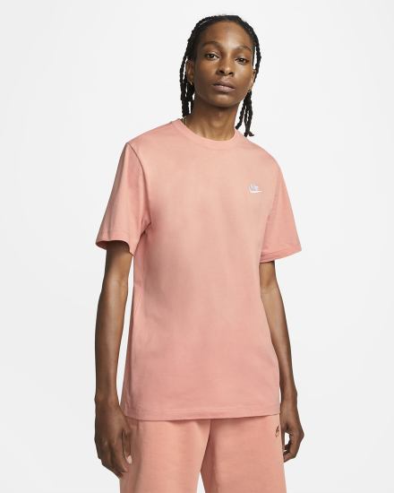 Camiseta Nike Sportswear Club Hombre Blancas | MFNUY-1970