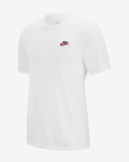 Camiseta Nike Sportswear Club Hombre Blancas Negras Rojas | ZYTBP-5068