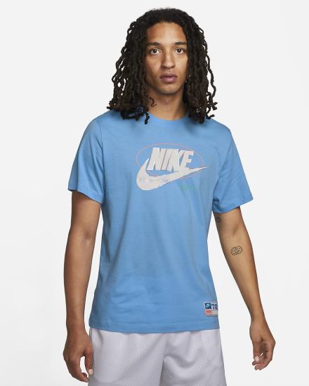 Camiseta Nike Sportswear Hombre Azules | LSBIQ-9027