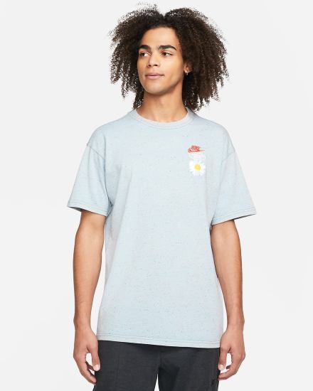 Camiseta Nike Sportswear Hombre Azules | UGEXA-1209