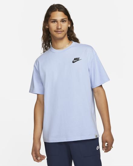 Camiseta Nike Sportswear Hombre Azules Claro | BZCNW-6928