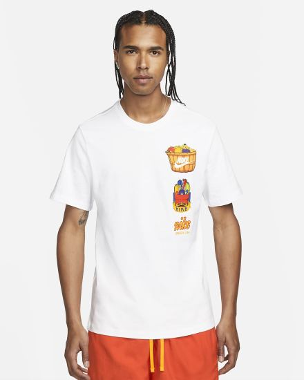 Camiseta Nike Sportswear Hombre Blancas | BXCHD-8572