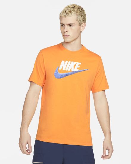 Camiseta Nike Sportswear Hombre Blancas Azules | OJYGD-2907