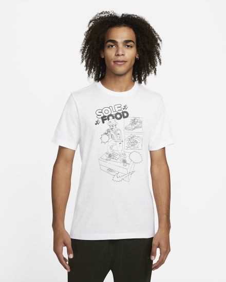 Camiseta Nike Sportswear Hombre Blancas | PQAGV-9457