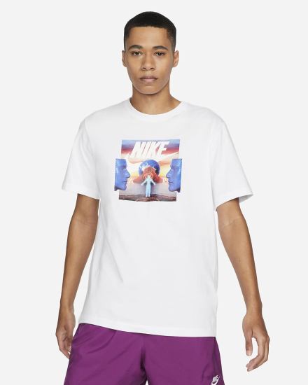 Camiseta Nike Sportswear Hombre Blancas | YIRDE-6853