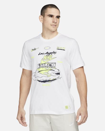 Camiseta Nike Sportswear Hombre Blancas | ZQYAB-0598