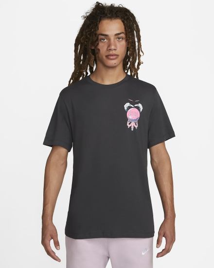 Camiseta Nike Sportswear Hombre Gris Oscuro | EFWZH-5420