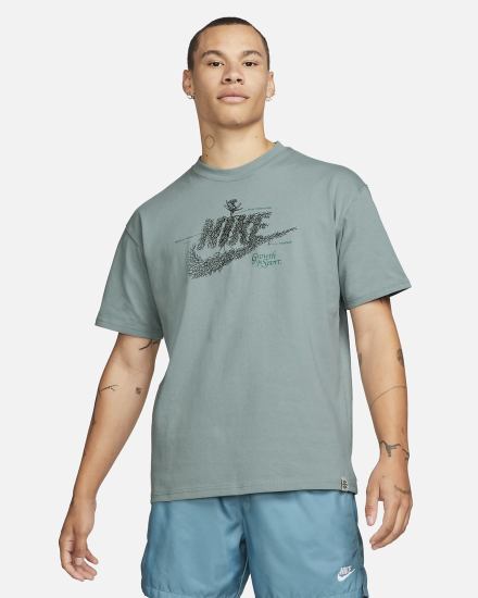 Camiseta Nike Sportswear Hombre Gris | TGAFL-3467