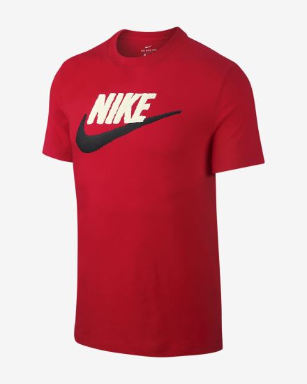Camiseta Nike Sportswear Hombre Rojas Negras | XJGYF-6345