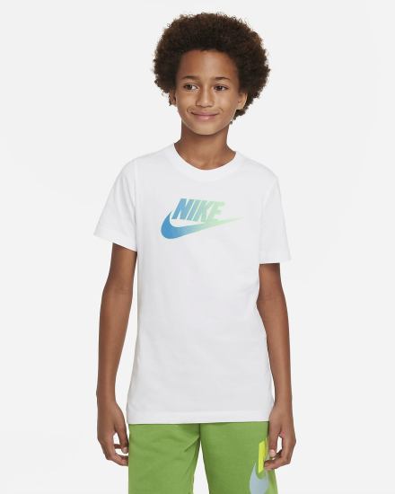 Camiseta Nike Sportswear Kids Niña Blancas | MQBTZ-8329