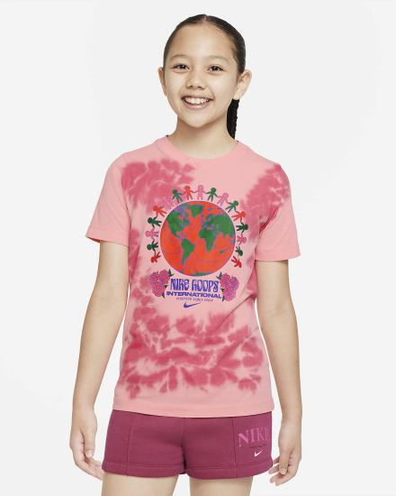 Camiseta Nike Sportswear Kids Niña Coral | BFXGP-1584