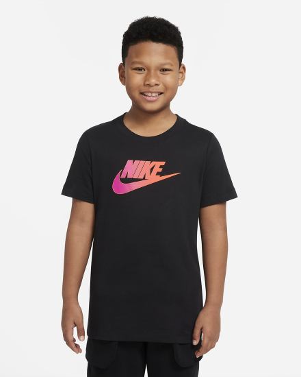 Camiseta Nike Sportswear Kids Niña Negras | IOFYK-1593