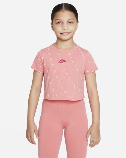 Camiseta Nike Sportswear Kids Niña Rosas Azules Rosas | KPWMU-0178