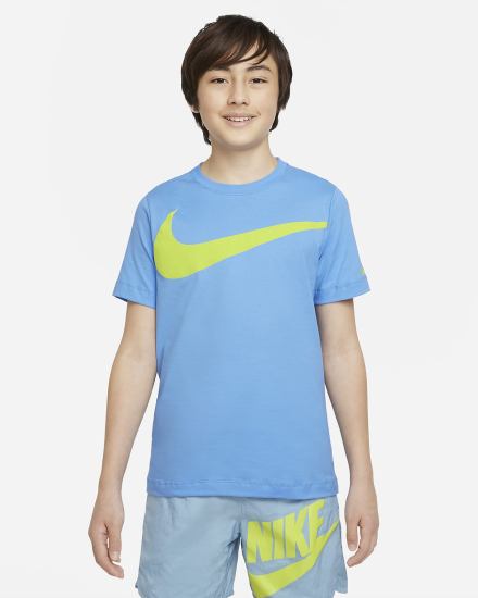 Camiseta Nike Sportswear Kids Niño Azules | WVNUL-0378