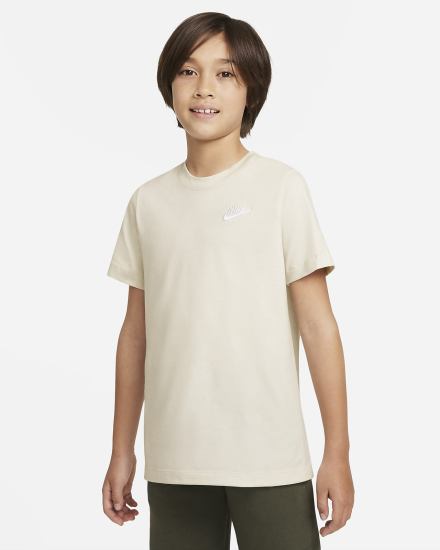 Camiseta Nike Sportswear Kids Niño Beige Claro | EKGBP-3674