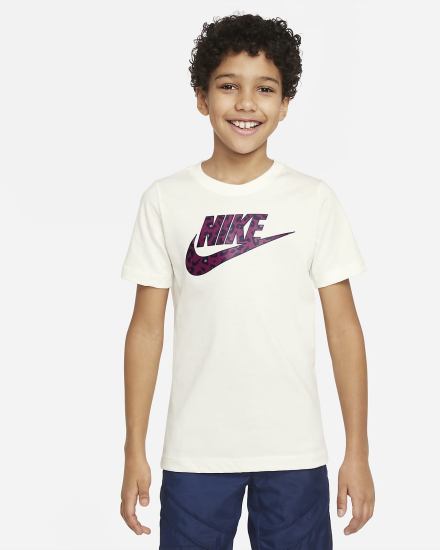 Camiseta Nike Sportswear Kids Niño Blancas | KPSTR-1426