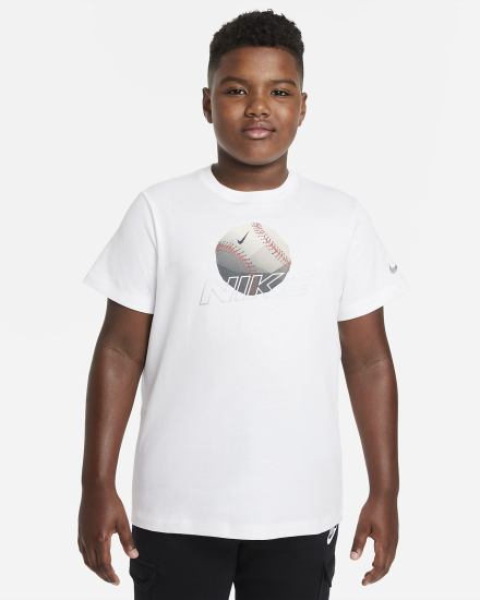 Camiseta Nike Sportswear Kids Niño Blancas | UNQBR-0186