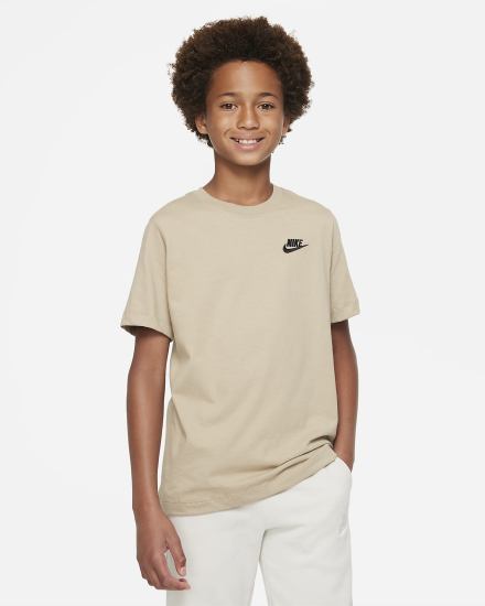 Camiseta Nike Sportswear Kids Niño Kaki | ONBFX-1406