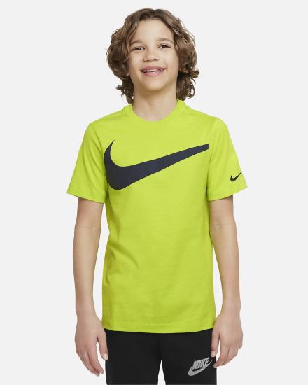 Camiseta Nike Sportswear Kids Niño Verde | DYNEB-3189