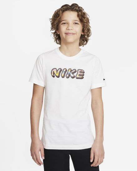 Camiseta Nike Sportswear Kids Tie-Dye Niño Blancas | RJAQI-7935
