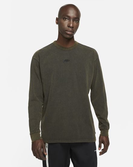 Camiseta Nike Sportswear Long-Sleeve Hombre Negras | EJCAR-4583