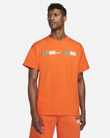 Camiseta Nike Sportswear Max 90 Hombre Naranjas Azules Claro | VLKAB-9174