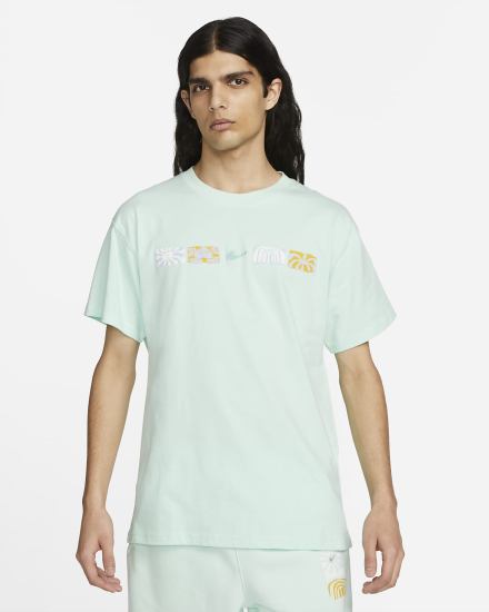 Camiseta Nike Sportswear Max 90 Hombre Verde Menta Azules Claro | AJSEK-5704