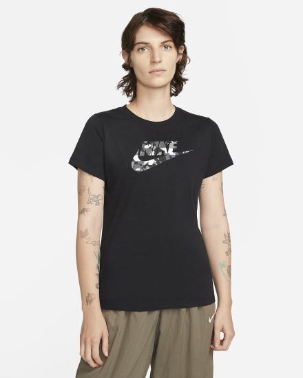 Camiseta Nike Sportswear Mujer Negras | DKFUT-8621