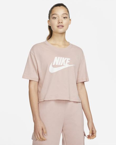 Camiseta Nike Sportswear (Plus Size) Mujer Rosas Blancas | ZAHLX-5683
