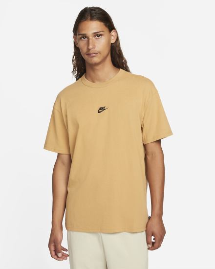 Camiseta Nike Sportswear Premium Essentials Hombre Doradas | FHLDZ-3642
