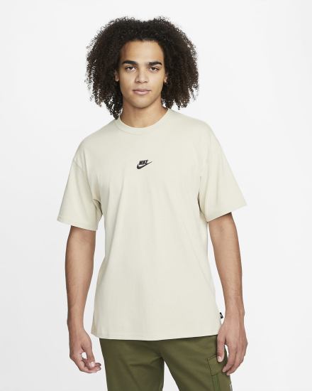 Camiseta Nike Sportswear Premium Essentials Hombre Beige | HMADX-3809