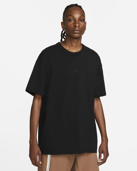 Camiseta Nike Sportswear Premium Essentials Hombre Negras | NBQZI-3275