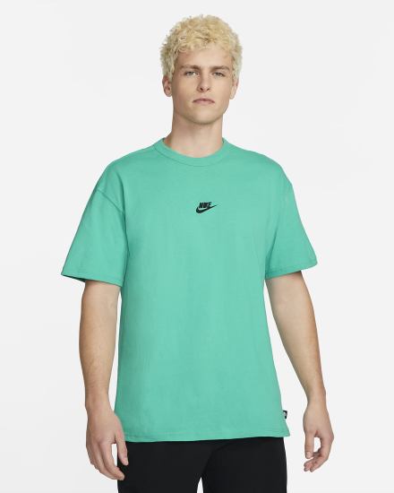 Camiseta Nike Sportswear Premium Essentials Hombre Turquesa Negras | UFQZJ-2531