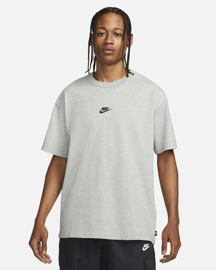 Camiseta Nike Sportswear Premium Essentials Hombre Gris Oscuro | XLSJW-4170